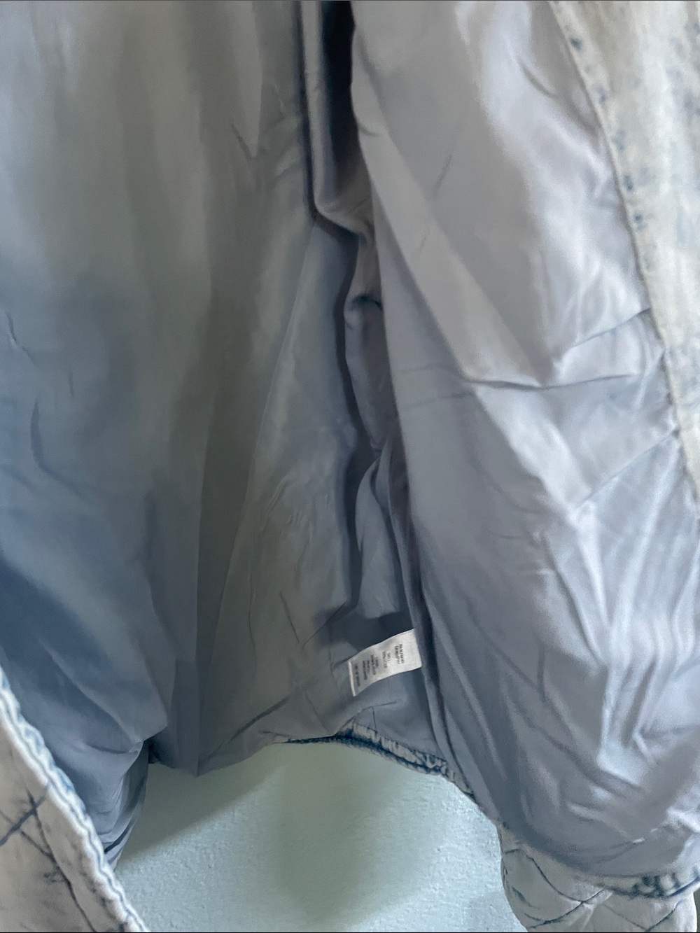 Marc New York Quilted Light Blue Denim Jacket - Picture 15 of 16